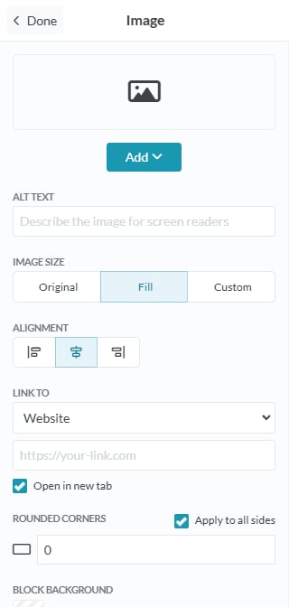 Message Stage screenshot: Preview Options