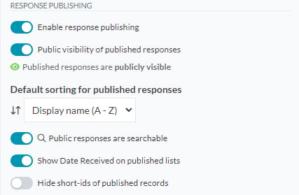 Survey Settings screenshot: Quota exceeded message