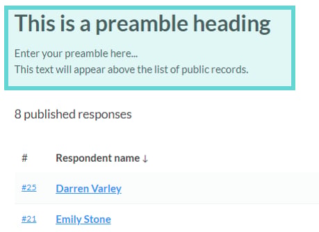 Survey Settings screenshot: Quota exceeded message