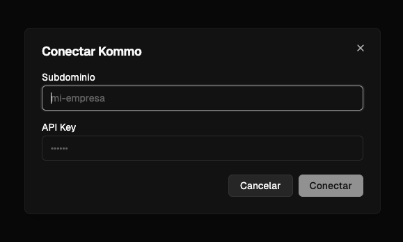 Kommo → Convertix paso 2