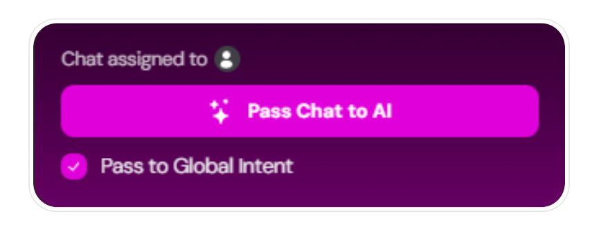 pass to ai UI