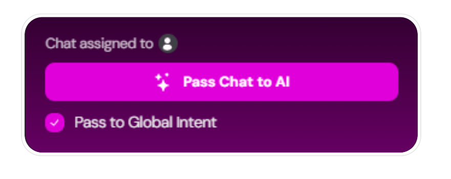 pass to ai UI
