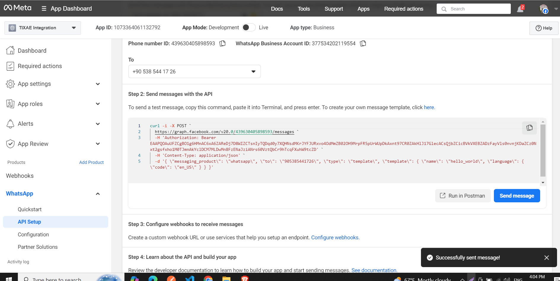 API Setup