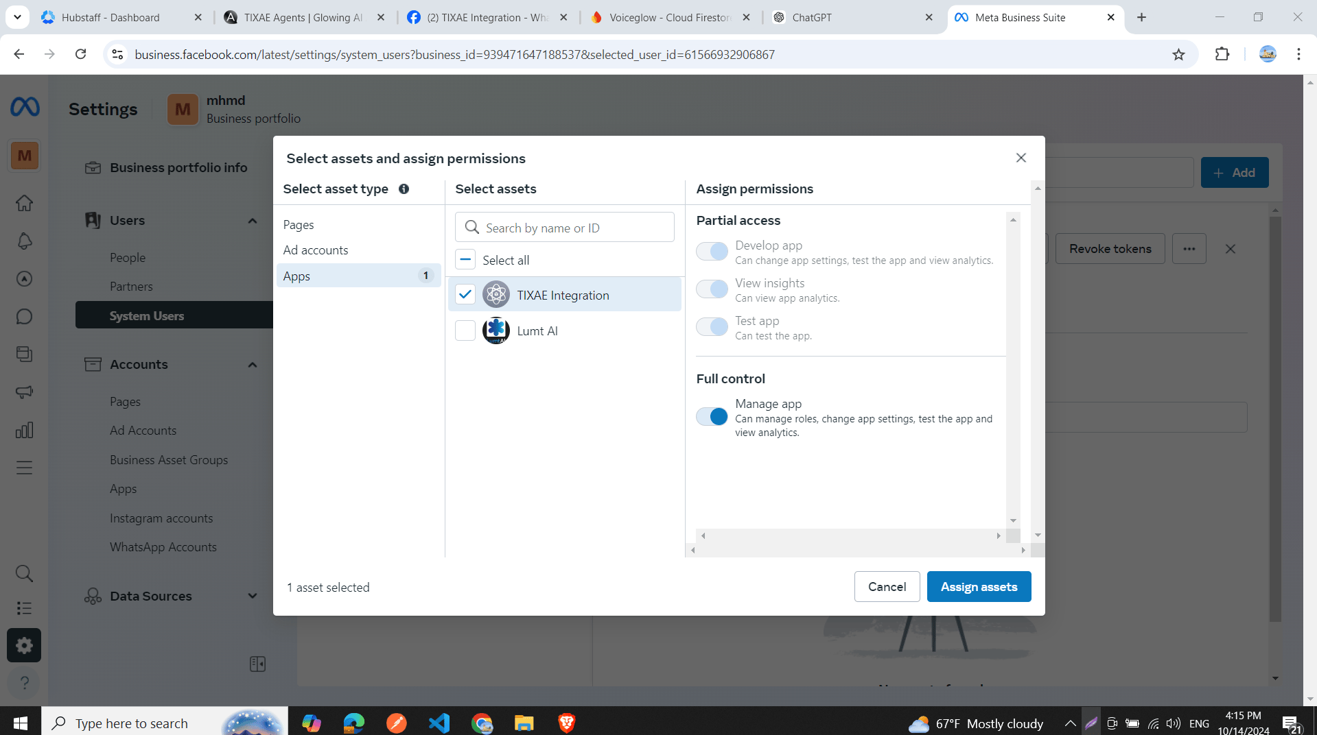 Generate Permanent Token