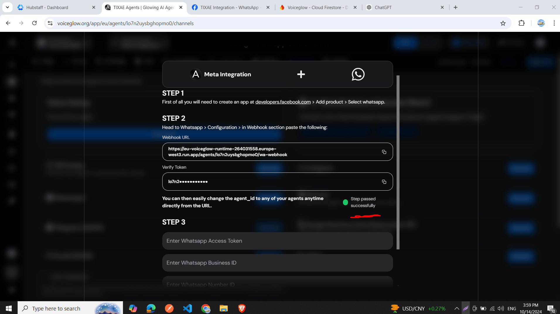 WhatsApp Configuration