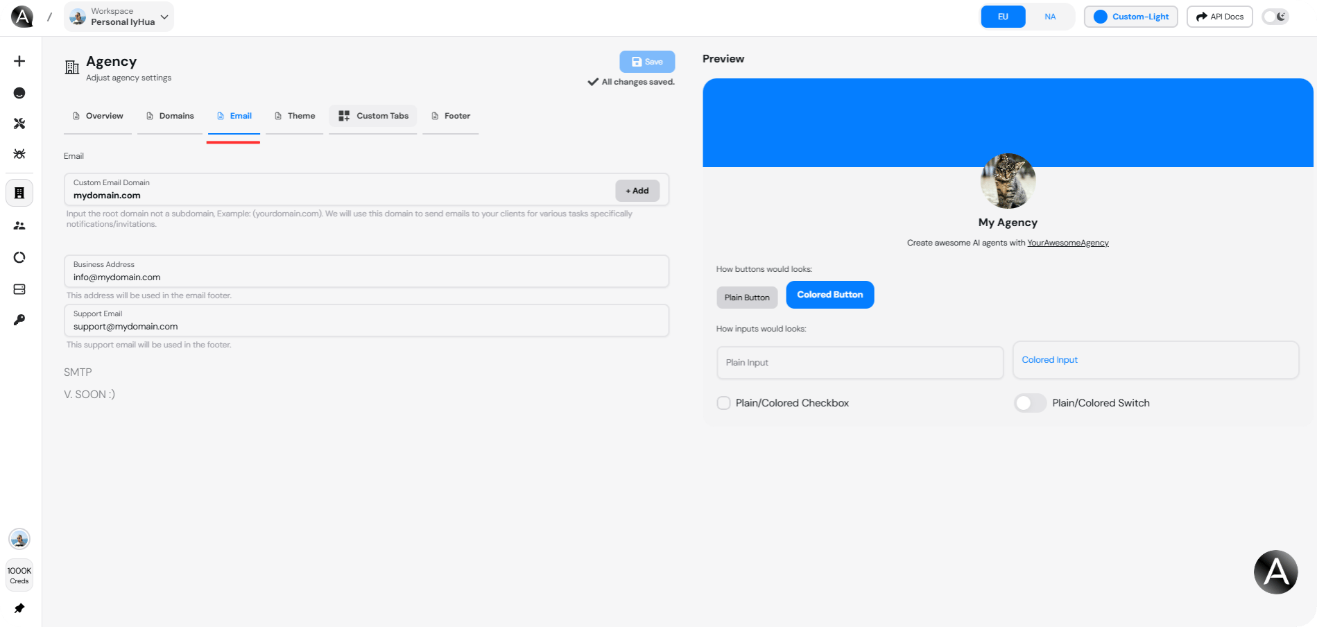 Adding Email