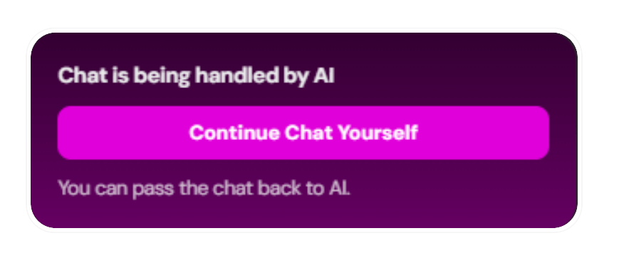 continue chat UI