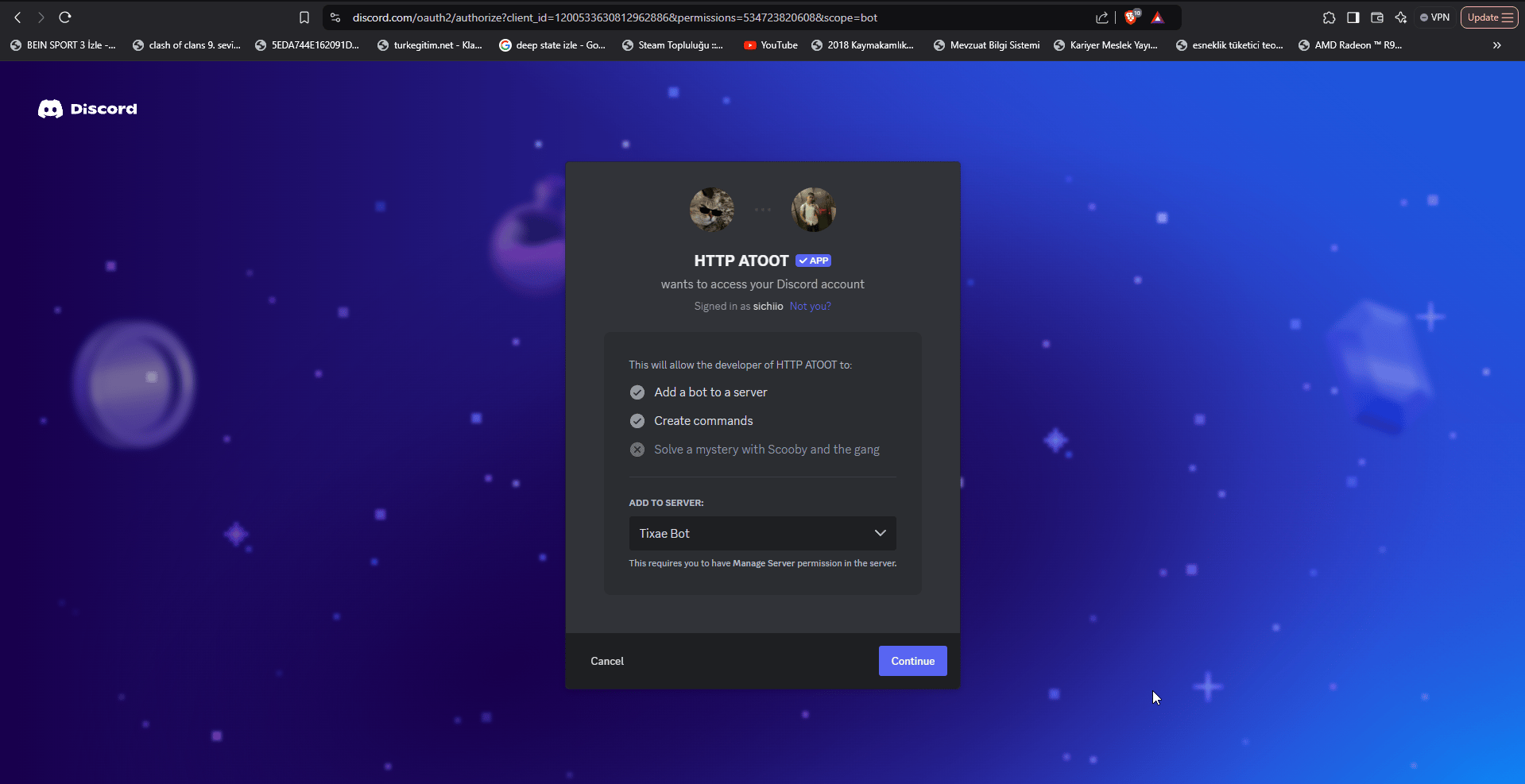 Bot Authorization