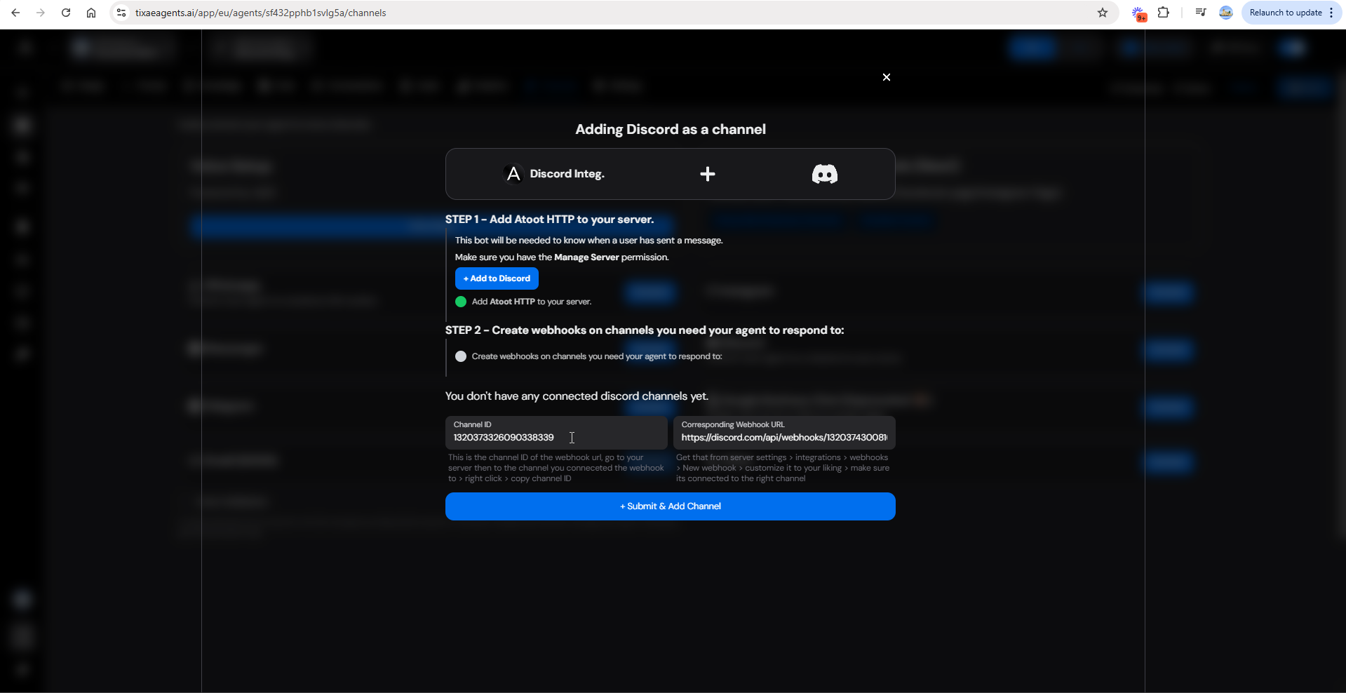Webhook Setup