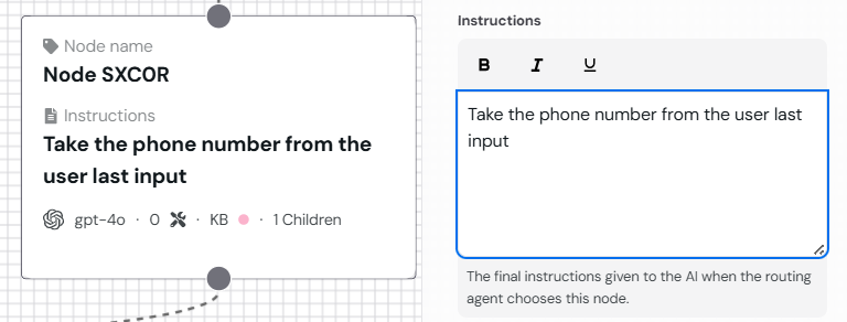 Default Node Example
