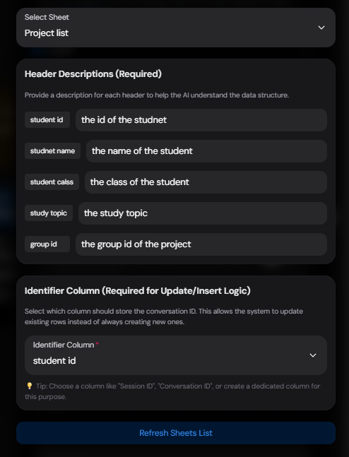 google-sheets-tool-config