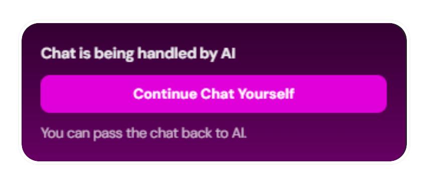 continue chat UI
