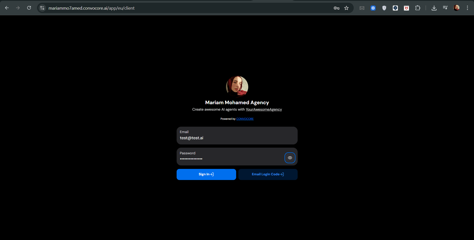 Login to whitelabel