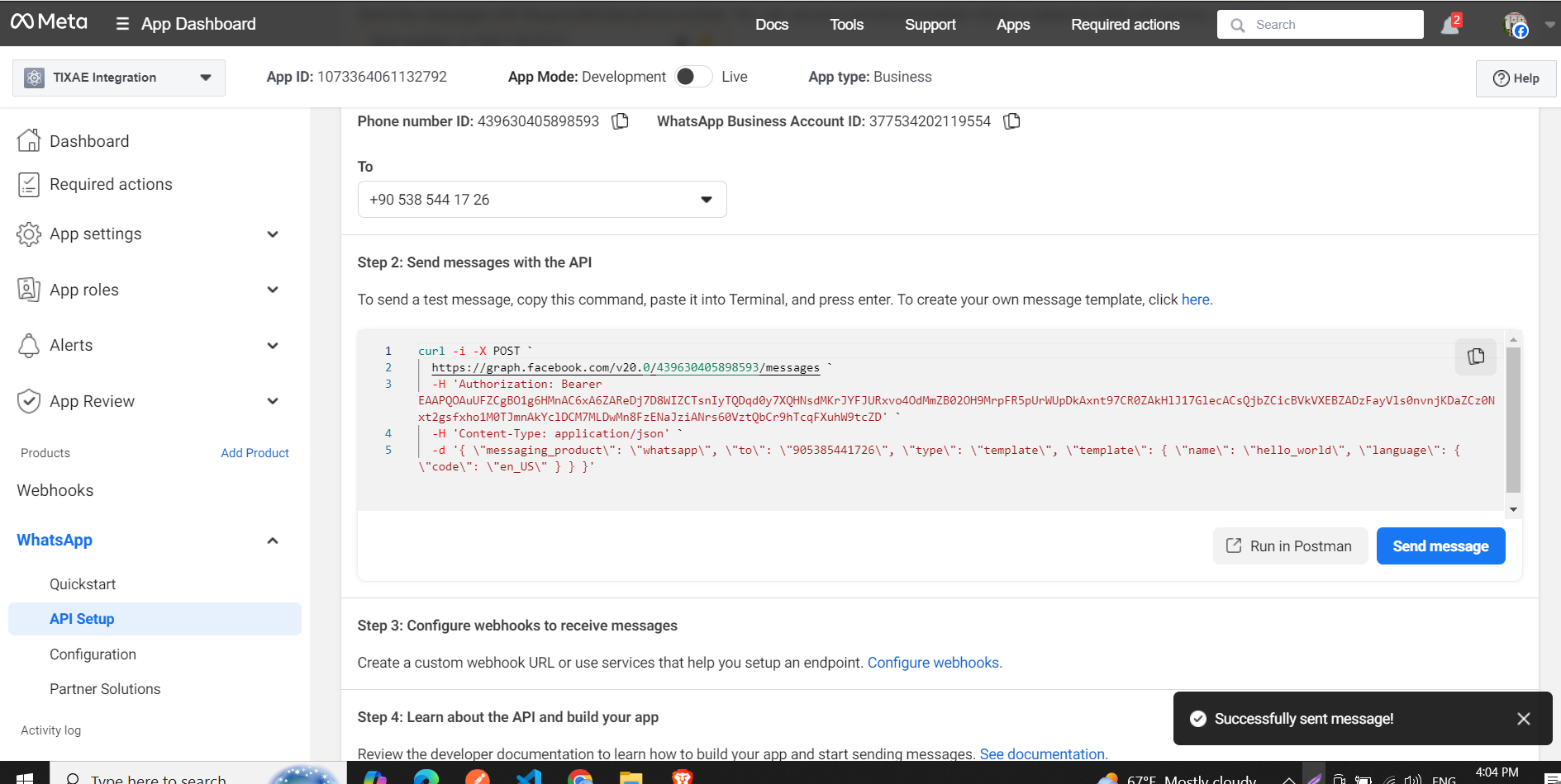 API Setup