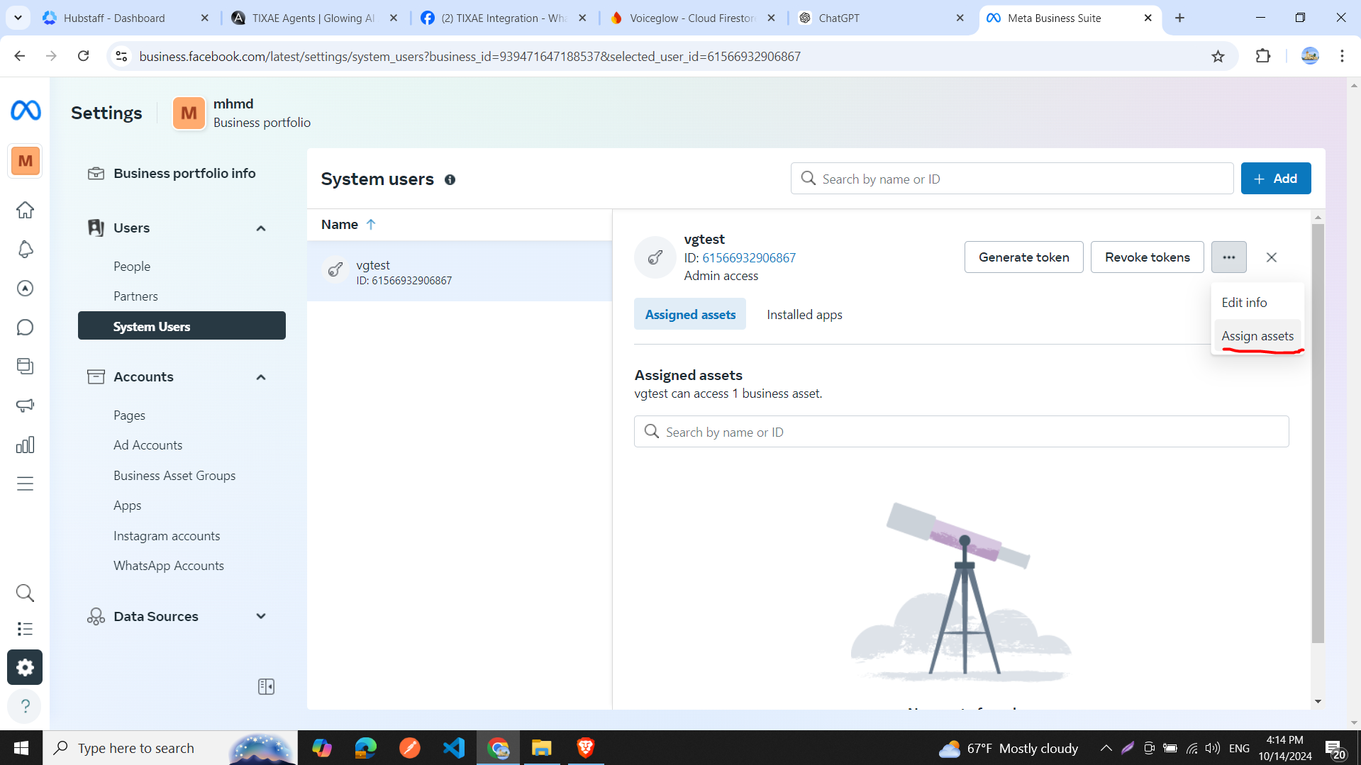 Generate Permanent Token