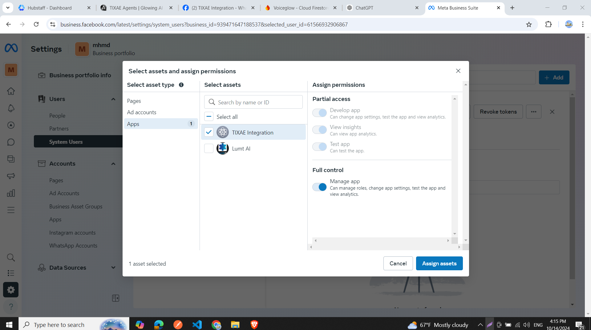 Generate Permanent Token