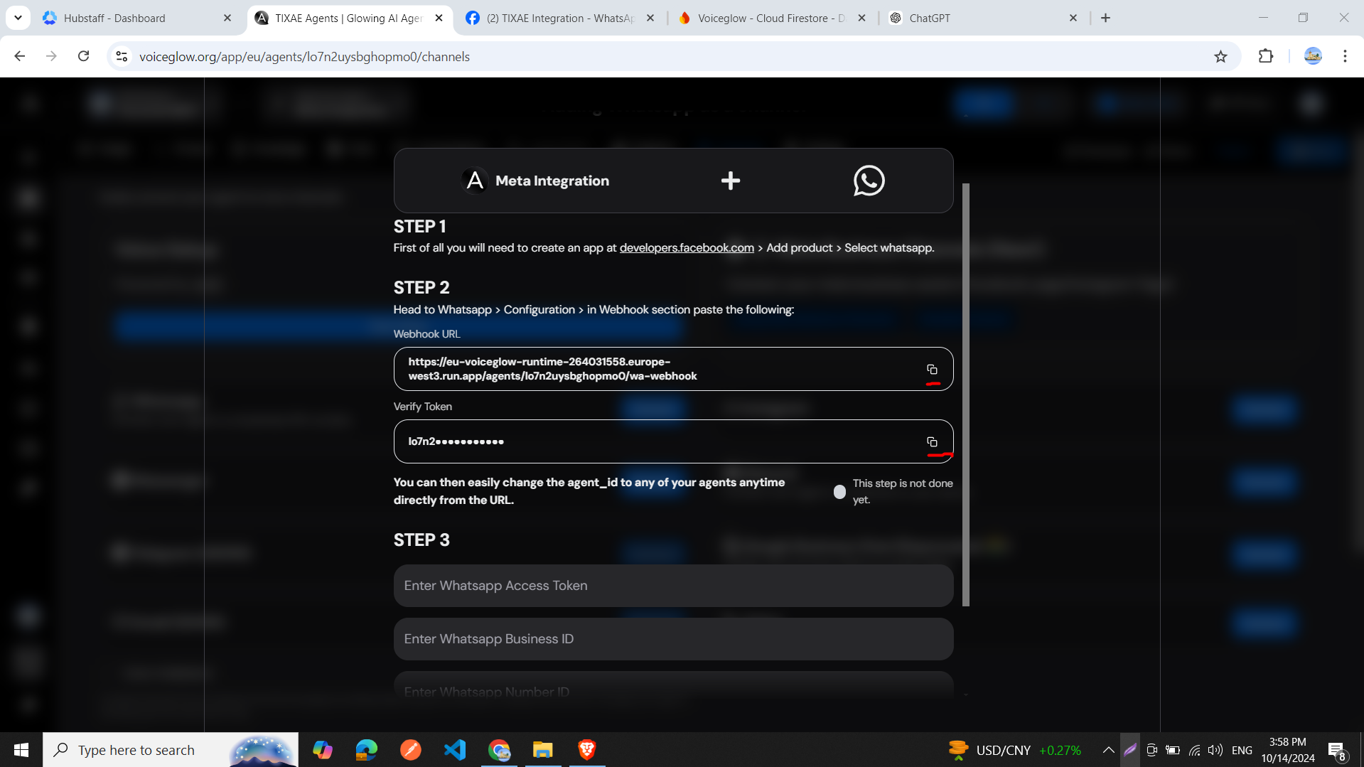 WhatsApp Configuration