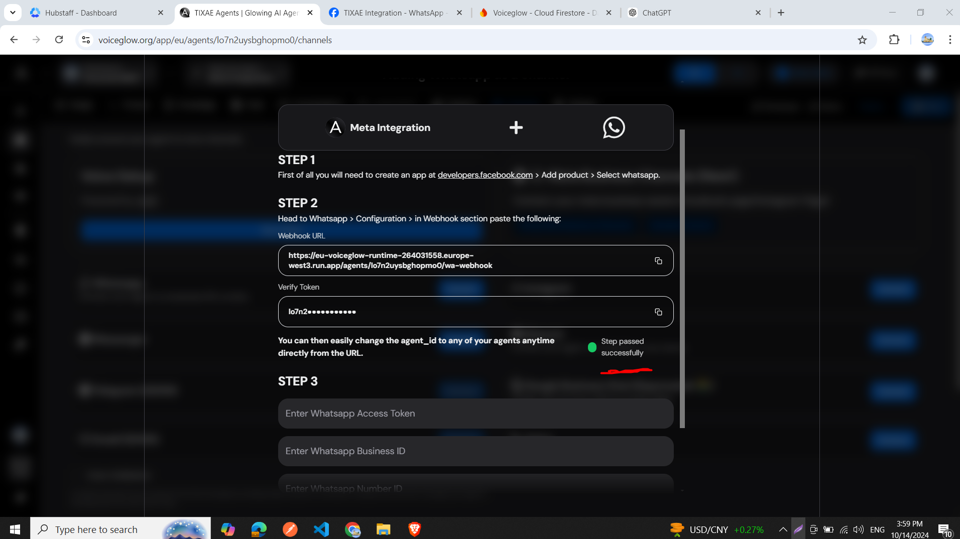 WhatsApp Configuration
