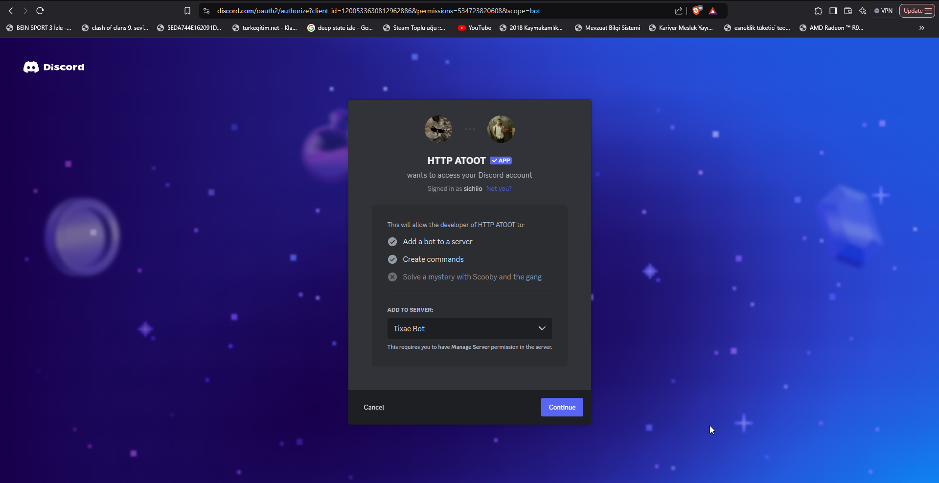 Bot Authorization