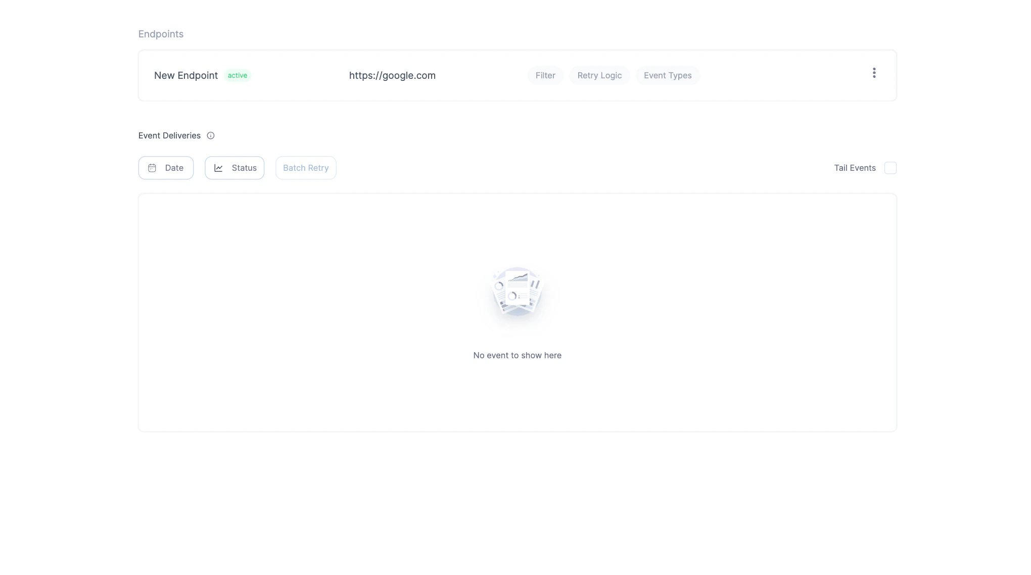 Dashboard spun from a portal link