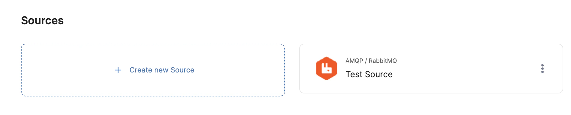 RabbitMQ source created