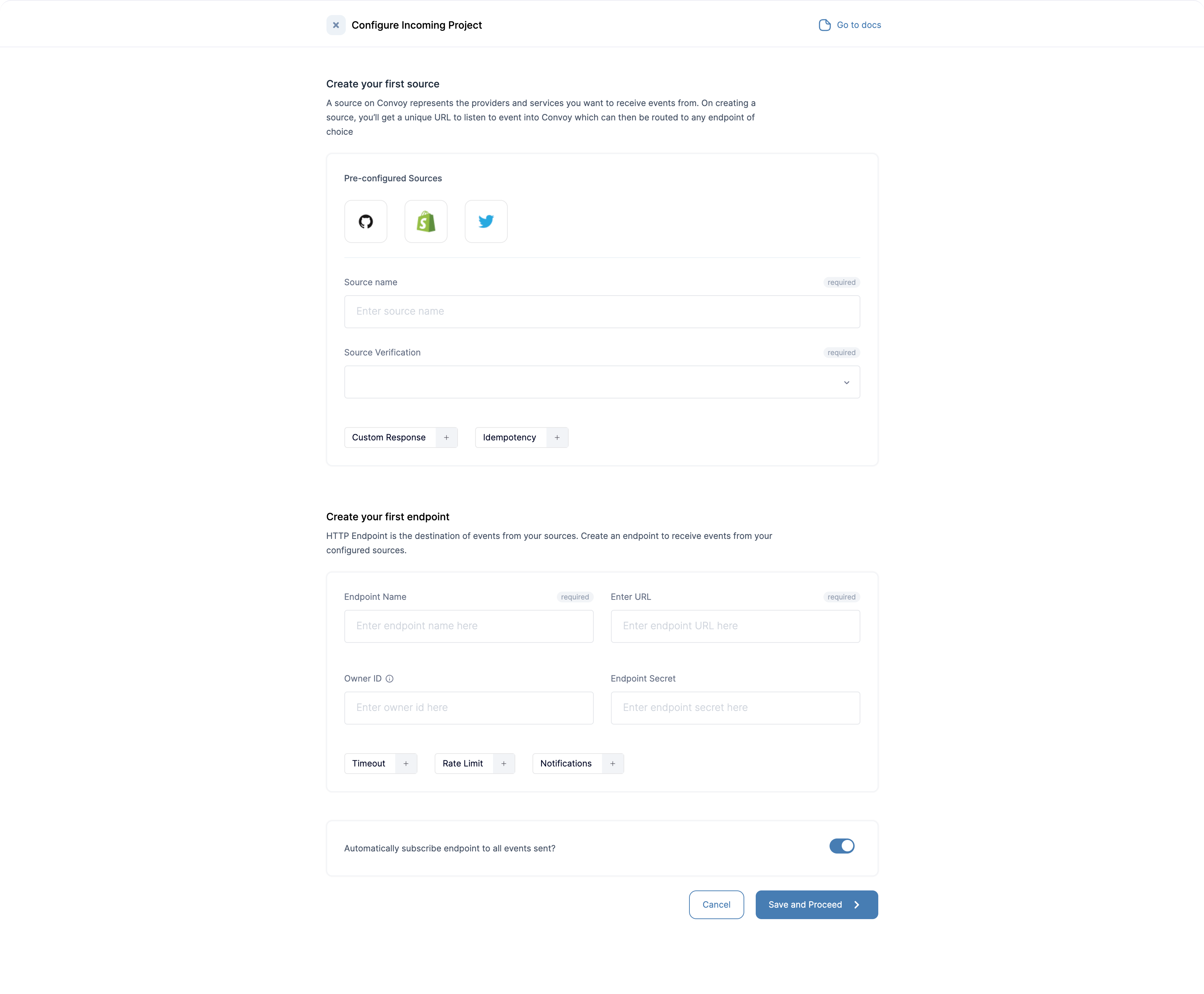Configure Project