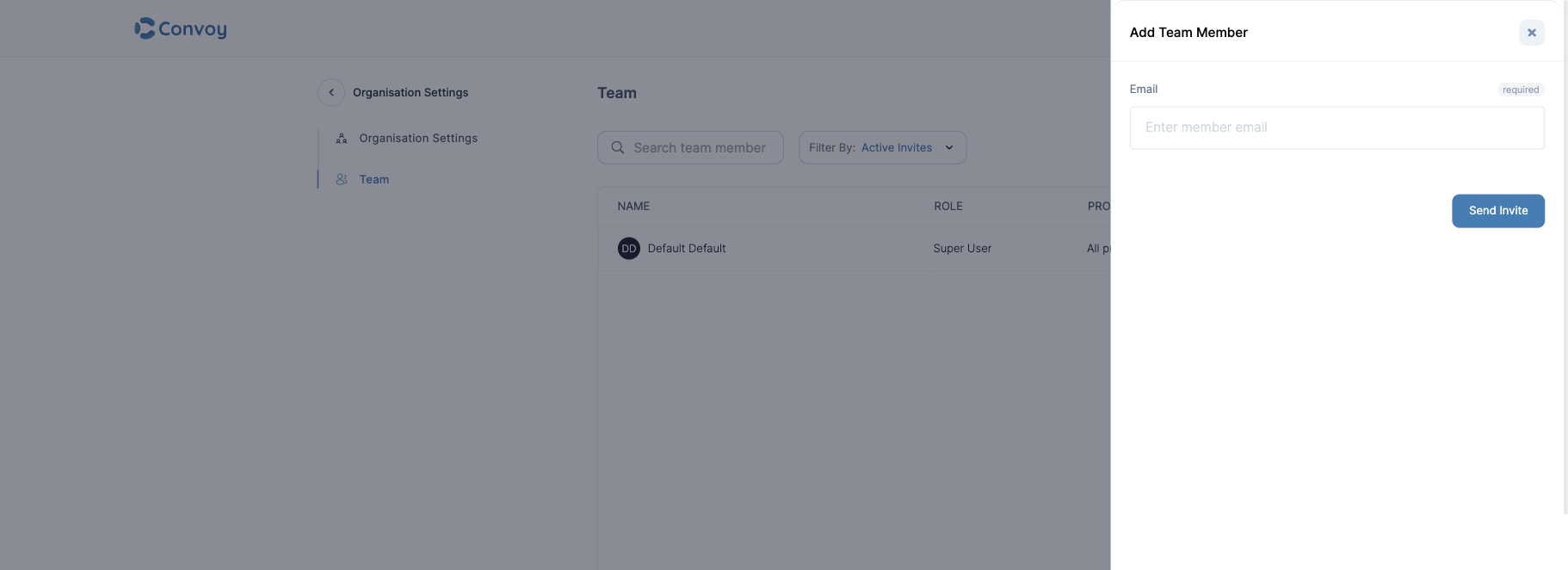 Add new teammate