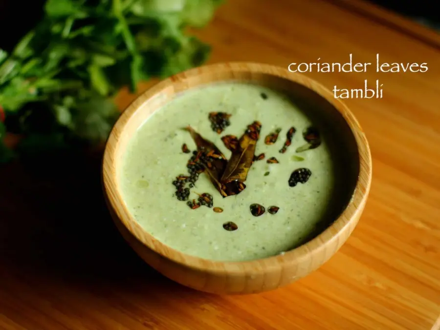 coriander-leaves-tambli-recipe