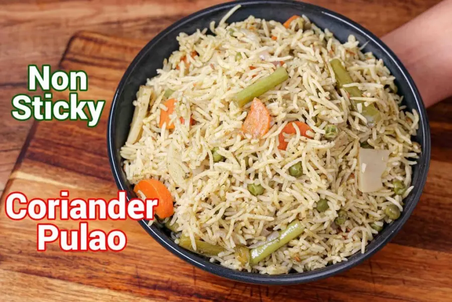 coriander-rice-recipe-coriander-pulao