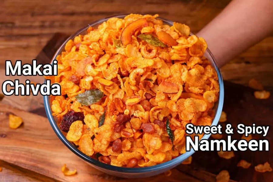 cornflakes-chivda-recipe-mixture