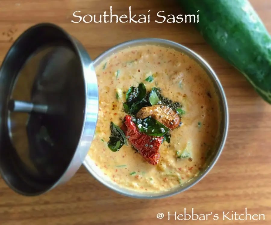 cucumber-sasmi-chutney-southekai-sasmi
