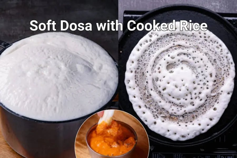 leftover-cooked-rice-dosa-recipe