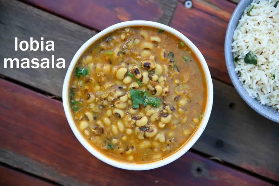 lobia-recipe-lobia-masla-rongi-recipe