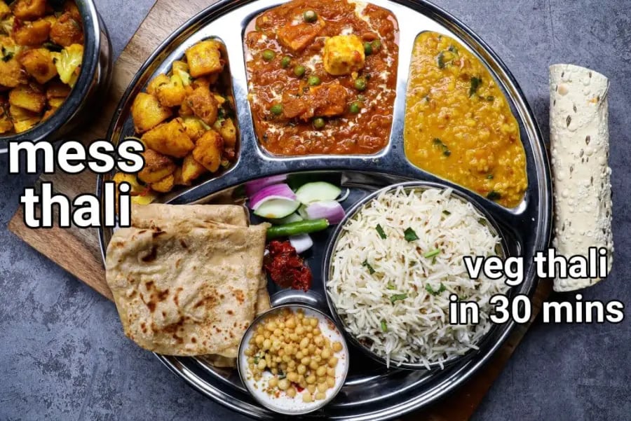lunch-thali-recipe-mess-wali-thali