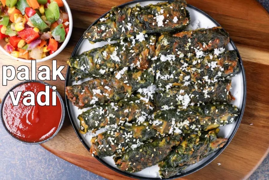 palak-patra-recipe-palak-rolls-spinach
