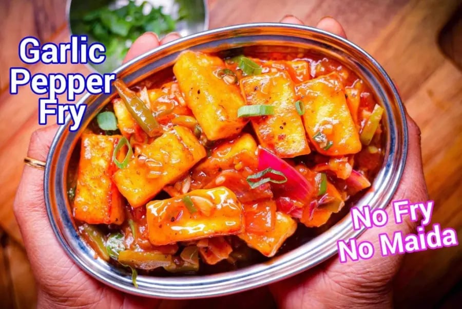 paneer-garlic-recipe-pepper-garlic