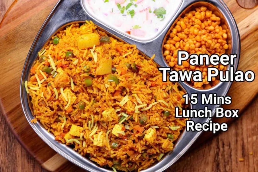 paneer-tawa-pulao-recipe-street-style