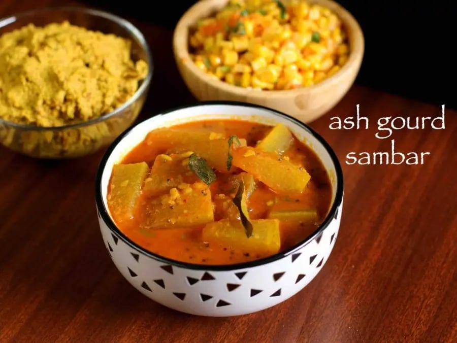 ash-gourd-sambar-recipe-kumblakai-koddel