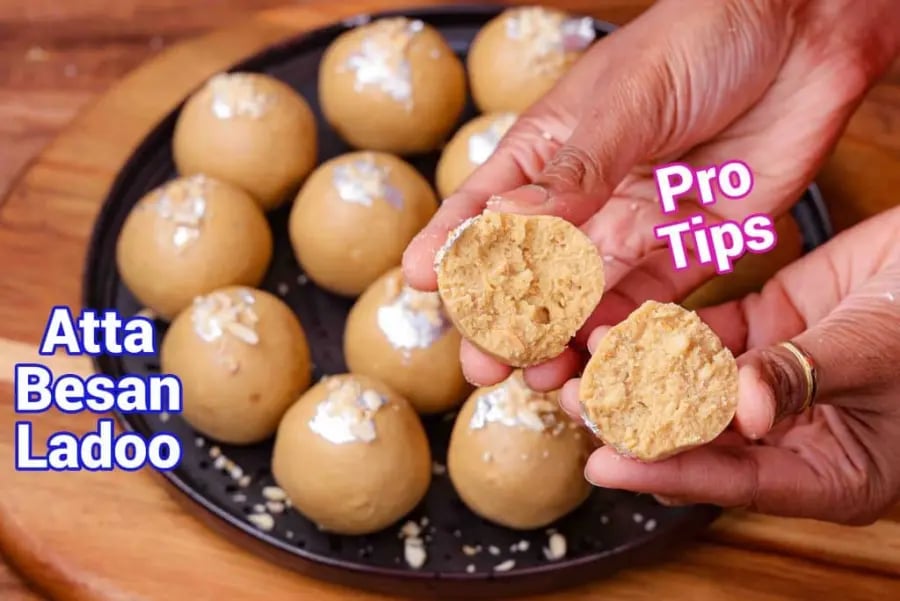 atta-ladoo-recipe-atta-besasn-ladoo