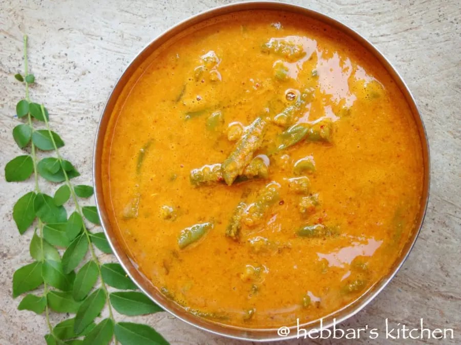 beans-koddel-beans-huli-beans-sambar-recipe