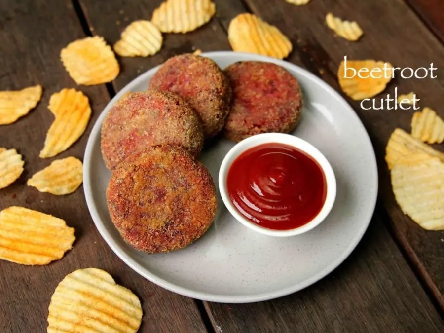 beetroot-cutlet-recipe-beetroot-tikki
