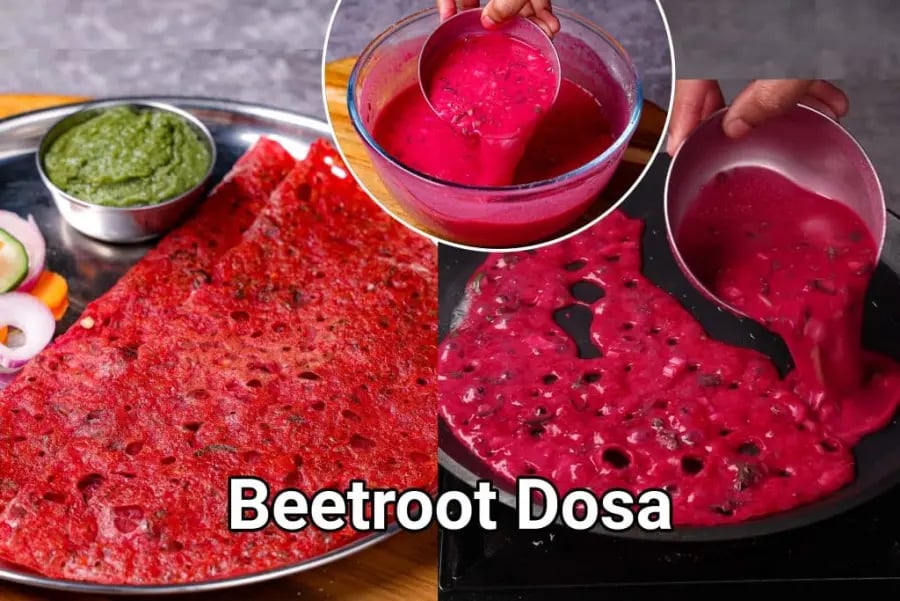 beetroot-dosa-recipe-instant-crispy
