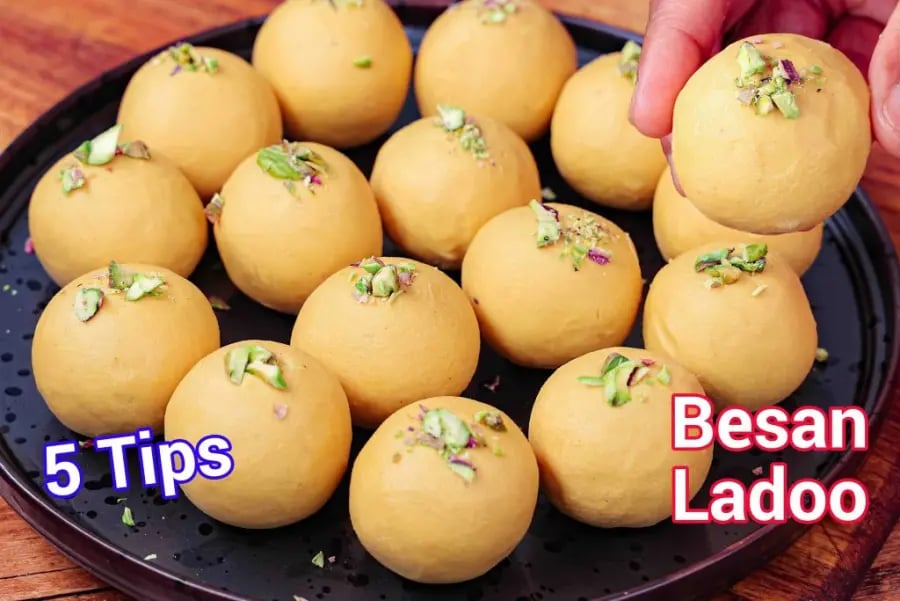 besan-ladoo-recipe-besan-ke-laddu-besan