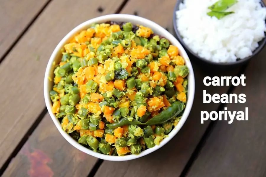 carrot-beans-poriyal-recipe
