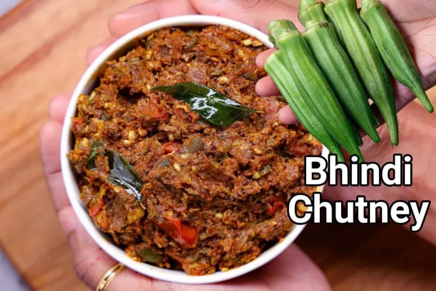 bhindi-chutney-recipe-bendekayi-chutney