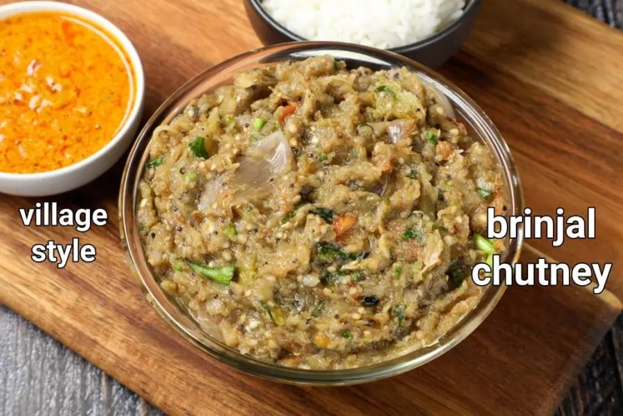 brinjal-chutney-recipe-vankaya-pachadi