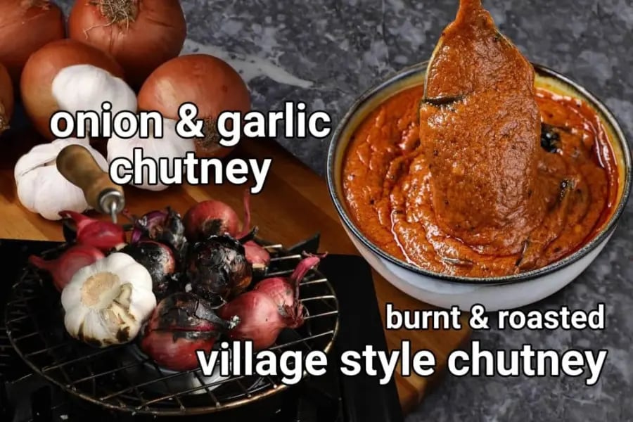 burnt-onion-chutney-recipe-roasted