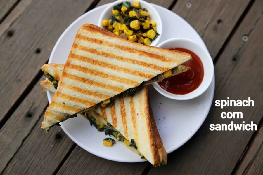 spinach-corn-sandwich-recipe