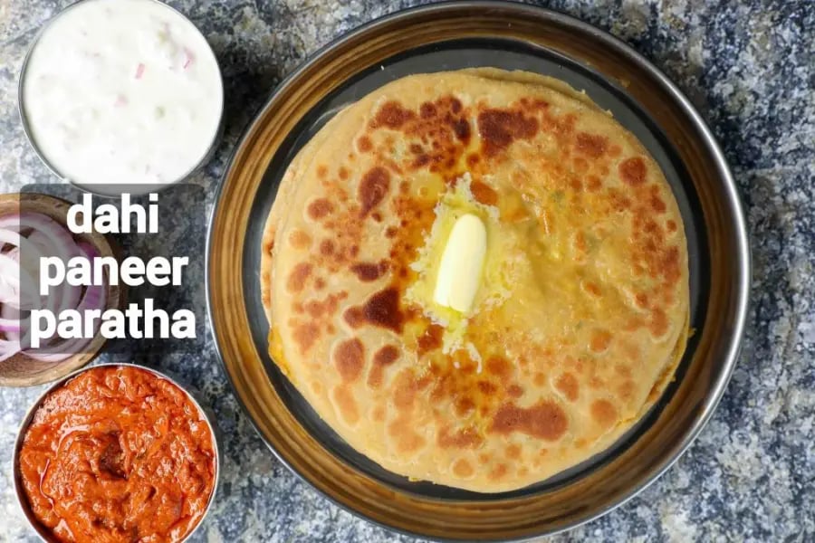 stuffed-dahi-paneer-paratha-recipe