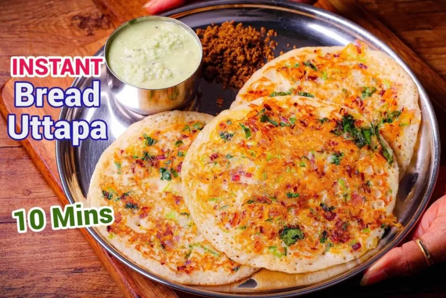 instant-bread-uttapam-recipe-bread-dosa